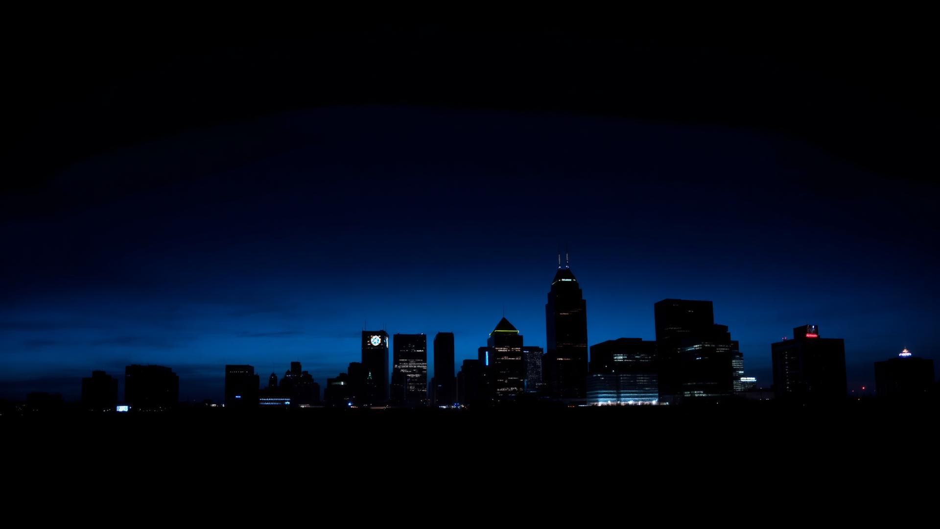 Dallas–Fort Worth skyline at dusk